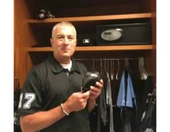 Nutshellz Level 1 Armor Protective Cup - Kevlar & Carbon -Baseball Gear John Hirschbeck with Nutshellz 1