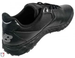 New Balance V3 All-Black Low-Cut Umpire Base Shoes 15 New Balance V3 All-Black Low-Cut Umpire Base Shoes -Baseball Gear MU950AK3 New Balance V3 All Black Low Cut Umpire Base Shoes Inside Back Angled View
