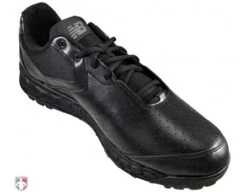 New Balance V3 All-Black Low-Cut Umpire Base Shoes 17 New Balance V3 All-Black Low-Cut Umpire Base Shoes -Baseball Gear MU950AK3 New Balance V3 All Black Low Cut Umpire Base Shoes Inside Front Angled View