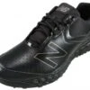 New Balance V3 All-Black Low-Cut Umpire Base Shoes -Baseball Gear MU950AK3 New Balance V3 All Black Low Cut Umpire Base Shoes Outside Front Angled View