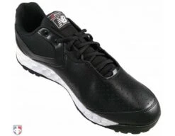 New Balance V3 Black & White Low-Cut Umpire Base Shoes -Baseball Gear MU950XT3 New Balance V3 Black White Low Cut Umpire Base Shoes Inside Front Angled View