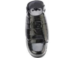 New Balance V3 Black & White Low-Cut Umpire Plate Shoes -Baseball Gear MUL460T3 New Balance V3 Black White Low Cut Umpire Plate Shoes Top View