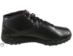 New Balance V3 All-Black Mid-Cut Umpire Base Shoes -Baseball Gear MUM950B3 New Balance V3 All Black Mid Cut Umpire Base Shoes Inside Side View