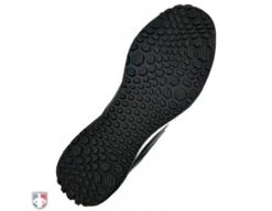 New Balance V3 Black & White Mid-Cut Umpire Base Shoes -Baseball Gear MUM950T3 New Balance V3 Black White Mid Cut Umpire Base Shoes Sole View