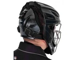 All-Star System 7 Umpire Helmet 9 All-Star System 7 Umpire Helmet -Baseball Gear MVP2500 All Star System 7 Umpire Helmet Worn Back Angled