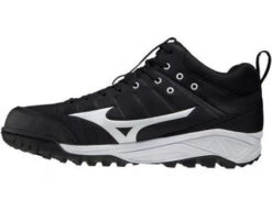 Mizuno Ambition 2 All-Surface Black & White Mid-Cut Shoes