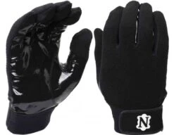 Neumann All-Black Officials Gloves With Synthetic Palms