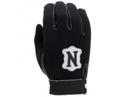 Neumann All-Black Officials Gloves 7 Neumann All-Black Officials Gloves -Baseball Gear NEU LEATHER BK Neumann Leather Palm Officials Gloves Black Back View