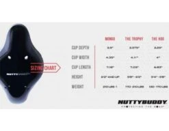 NuttyBuddy Flex Athletic Cup -Baseball Gear Nutty Buddy Size Chart 1