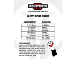 Industrious Handwear Sports Officials Black Gloves - Year Round Style -Baseball Gear ORF Industrious Handwear Sports Officials Gloves Year Round Style sizing chart 3