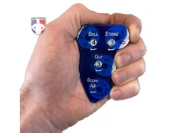 Markwort 4-Dial Precision Blue Umpire Indicator With Score - 4/3/3 Count -Baseball Gear PP IBL Markwort 4 Dial Precision Blue Umpire Indicator with Score 4 3 3 Count in hand