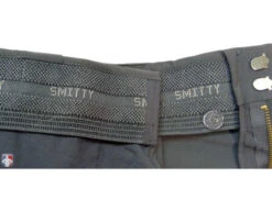 Smitty Performance Poly Spandex Charcoal Grey Flat Front Umpire Base Pants With Expander Waistband -Baseball Gear Poly Spandex Expander Waist Inside 5