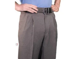Smitty Heather Grey Umpire Base Pants With Expander Waistband