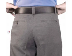 Smitty Heather Grey Combo Umpire Pants With Expander Waistband -Baseball Gear S11X attempt 2 Smitty Heather Grey Base Pants back 1