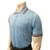 Smitty Short Sleeve Body Flex Umpire Shirt - Powder Blue With Red-White-Navy Trim 1 Smitty Short Sleeve Body Flex Umpire Shirt - Powder Blue With Red-White-Navy Trim -Baseball Gear S307 PBRW