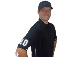 Smitty Vertical Stripe Umpire Shirt - Black 19 Smitty Vertical Stripe Umpire Shirt - Black -Baseball Gear S310 BK with N3 SUB WBW 1