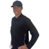 Smitty Long Sleeve Vertical Stripe Umpire Shirt -Baseball Gear S311 BK Side Angled
