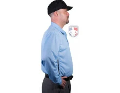 Smitty Long Sleeve Vertical Stripe Umpire Shirt -Baseball Gear S311 PB Right