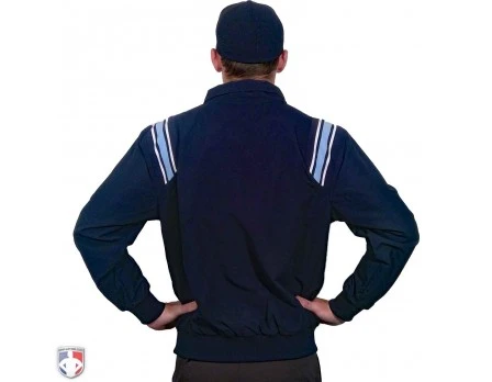 Smitty Traditional Half-Zip Umpire Jacket - Navy And Powder Blue 4 Smitty Traditional Half-Zip Umpire Jacket - Navy And Powder Blue - Image 2