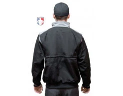 Smitty Major League Replica Thermal Umpire Jacket - Black With Charcoal Grey -Baseball Gear S341 Smitty Major League Replica Thermal Umpire Jacket Black with Charcoal Grey Back