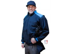 Smitty NCAA Softball Thermal Umpire Jacket - Midnight Navy -Baseball Gear S343 Smitty NCAA Softball Thermal Umpire Jacket Midnight Navy plate angled