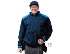 Smitty NCAA Softball Thermal Umpire Jacket - Midnight Navy -Baseball Gear S343 Smitty NCAA Softball Thermal Umpire Jacket Midnight Navy plate front
