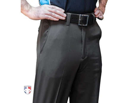 Smitty Performance Poly Spandex Charcoal Grey Flat Front Base Umpire Pants 3 Smitty Performance Poly Spandex Charcoal Grey Flat Front Base Umpire Pants