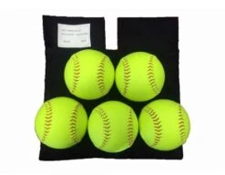 Smitty Deluxe XL Expandable Umpire Ball Bag -Baseball Gear S383 5softballs with white background 1