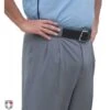 Smitty Performance Poly Spandex Medium Grey Base Umpire Pants -Baseball Gear S390 HG SMITTY PERFORMANCE HEATHER GREY POLY SPANDEX BASE UMPIRE PANTS3