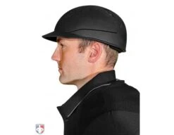 All-Star Cobalt Umpire Skull Cap -Baseball Gear SC900UMP All Star Cobalt Umpire Skull Cap Worn Side View