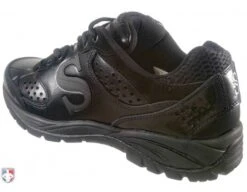 Smitty All-Black Umpire / Referee Field Shoes -Baseball Gear SM FIELD Smitty Field Umpire Referee Shoes Back Angled Outside View