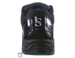 Smitty All-Black Umpire / Referee Field Shoes -Baseball Gear SM FIELD Smitty Field Umpire Referee Shoes Back View