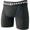 Diamond MMA Compression Shorts With Integrated Quad Strap Jock -Baseball Gear STS Jock Front Angled