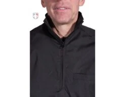Smitty Major League Replica Convertible Umpire Jacket - Black 19 Smitty Major League Replica Convertible Umpire Jacket - Black -Baseball Gear Smitty convert collar