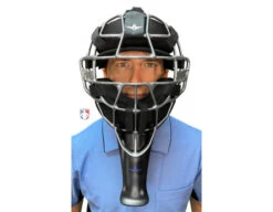 All-Star Cobalt 6" Umpire Throat Guard 8 All-Star Cobalt 6" Umpire Throat Guard -Baseball Gear TG3U All Star Cobalt Throat Guard Worn Front 1