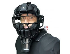 All-Star 4" Umpire Throat Guard -Baseball Gear TG3Y 4 All Star 4 Umpire Throat Guard worn
