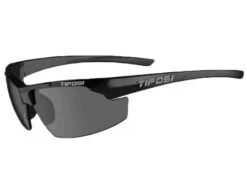 Baseball Gear 30 Baseball Gear -Baseball Gear TIF TRACK GB Tifosi Track Sunglasses Gloss Black Smoke Front Angled Up View