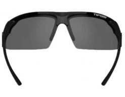 Tifosi Track Sunglasses - Gloss Black / Smoke -Baseball Gear TIF TRACK GB Tifosi Track Sunglasses Gloss Black Smoke Front View