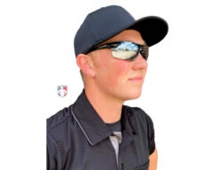 Tifosi Track Sunglasses - Gloss Black / Smoke -Baseball Gear TIF TRACK GB Tifosi Track Sunglasses Gloss Black Smoke umpire side