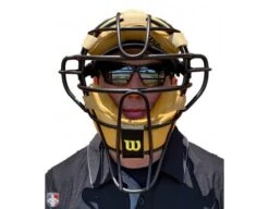 Tifosi Intense Sunglasses - Gloss Black / Smoke -Baseball Gear Tifosi Intense Sunglasses Gloss Black Smoke Worn Front View in Mask