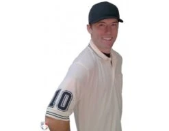 4" Black On White On Black Precision-Cut Number -Baseball Gear U126 C with N4 SUB BWB