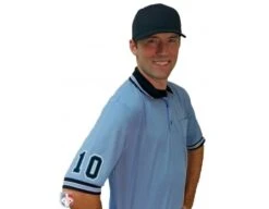 3" Black On Light Blue On White Precision-Cut Number -Baseball Gear U126 CBBK with N3 SUB BPBW