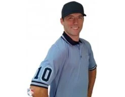 4" Black On Light Blue On White Precision-Cut Number -Baseball Gear U126 CBBK with N4 SUB BPBW