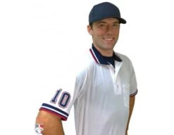 Smitty Pro Knit Umpire Shirt - White -Baseball Gear U126WH with N3 SUB NWR