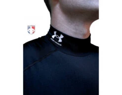 Under Armour HeatGear Sleeveless Mock Neck Compression Shirt -Baseball Gear UA MOCK Under Armour Sleeveless Mock Neck 1