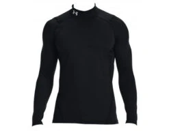 Under Armour V2 ColdGear Compression Long Sleeve Mock Shirt -Baseball Gear UACG MOCK2 BK Under Armour ColdGear Long Sleeve Fitted Mock Shirt