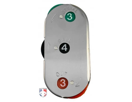 All-Star 3-Dial Steel Umpire Indicator - 4/3/3 Count 3 All-Star 3-Dial Steel Umpire Indicator - 4/3/3 Count