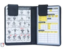 UMPLIFE Pro Grade Magnetic "Book" Style 5" Umpire Lineup Card Holder / Game Card Referee Wallet -Baseball Gear ULF MINI PRO GRADE MAGNETIC BOOK STYLE UMPIRE LINE UP CARD HOLDER GAME CARD REFEREE OPEN WITH CARDS
