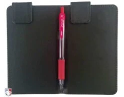 UMPLIFE Pro Grade Magnetic "Book" Style 6" Umpire Lineup Card Holder / Game Card Referee Wallet -Baseball Gear ULF PRO with GEL PEN Open 1