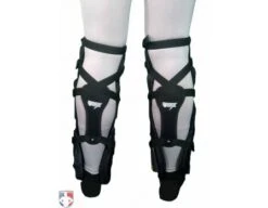 UMPLIFE Flex Umpire Shin Guard Harness -Baseball Gear ULF SGSTRAP UMPLIFE Flex Shin Guard Straps Worn Back View
